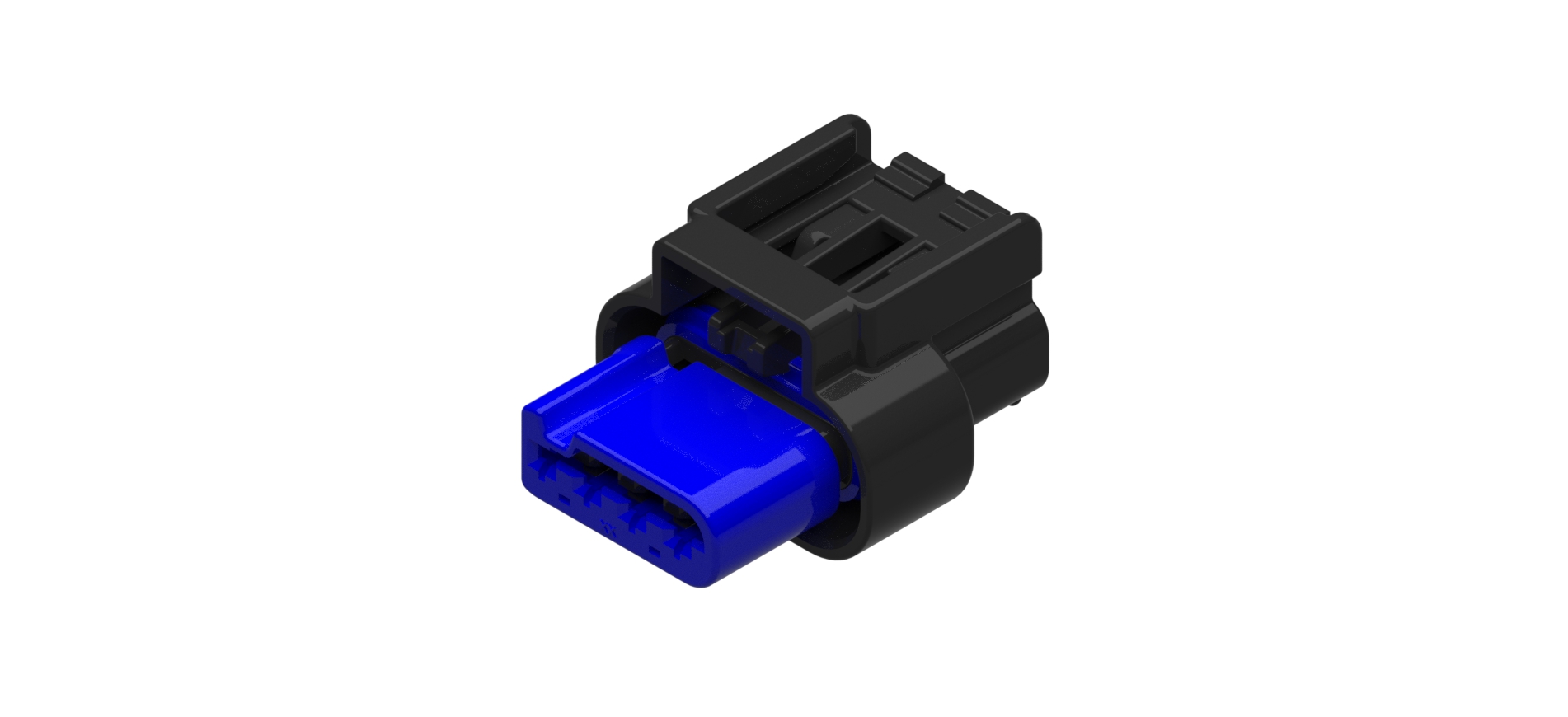 4 Way F APEX 1.2 Sealed Connector Black