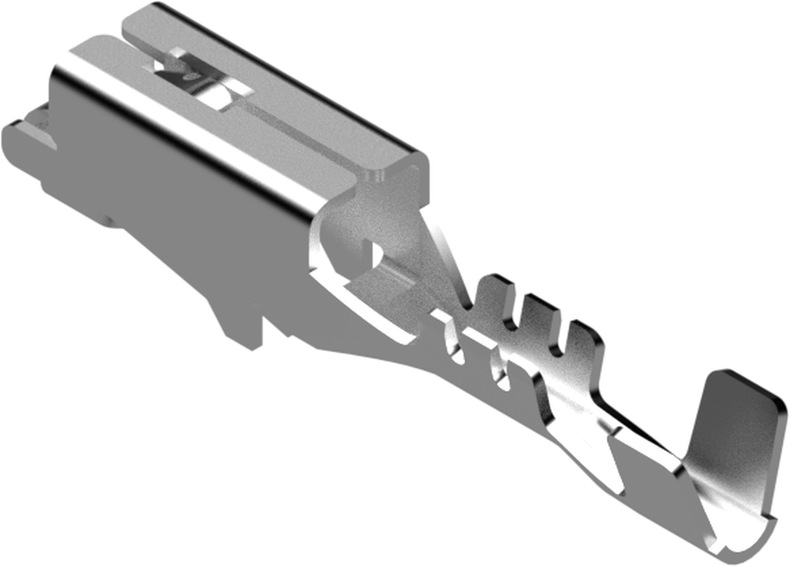 2.8 Female MetriPack (M/P) SN Flex Arm Unsealed Terminal Cross Sec (2 - 3 mm²)
