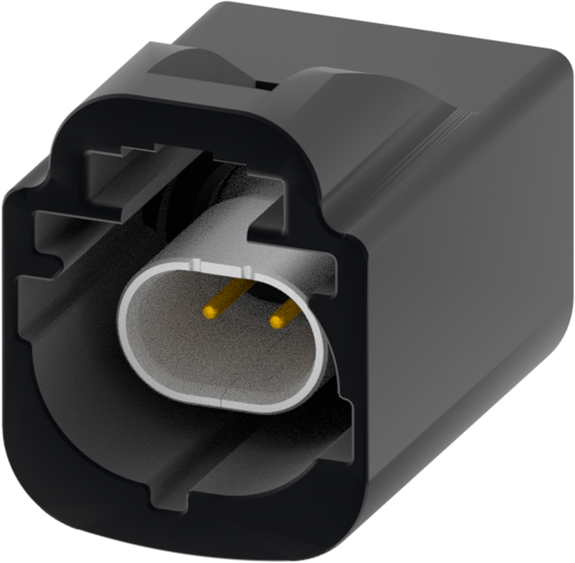 1 Port 1 Row Male H-MTD Jet Black Code A