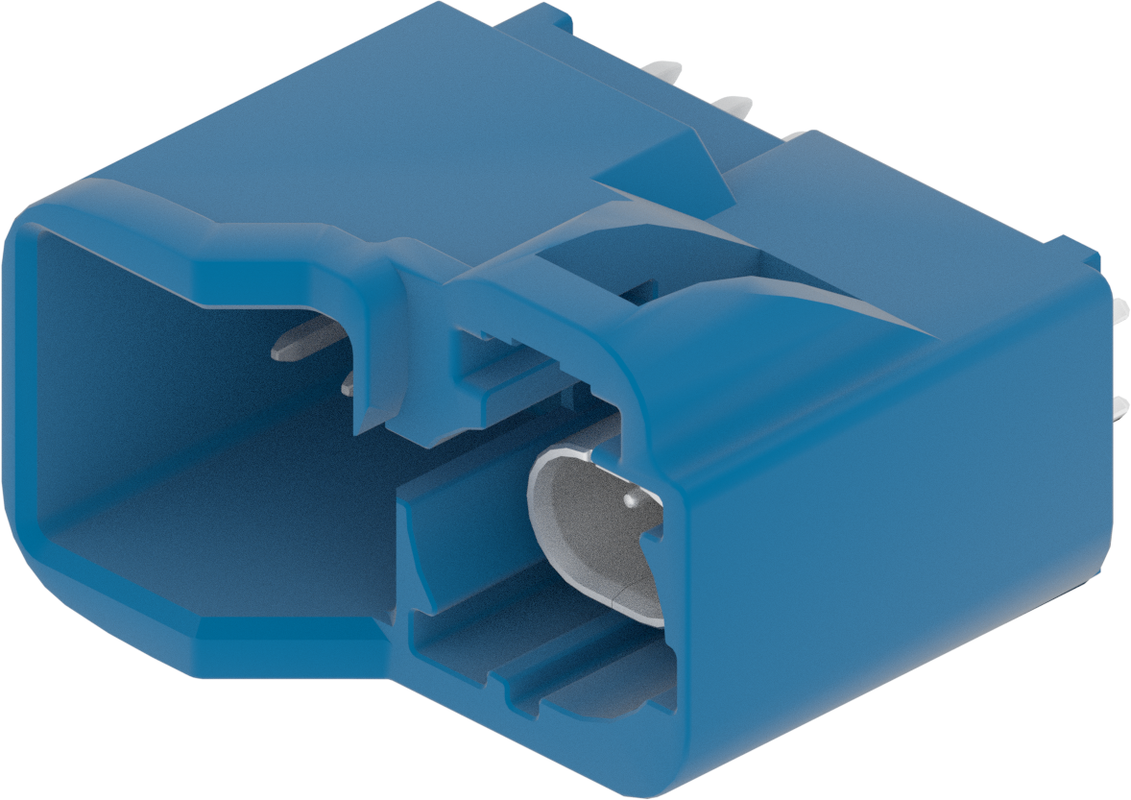 1 Port 1 Row Male H-MTD Blue Code C