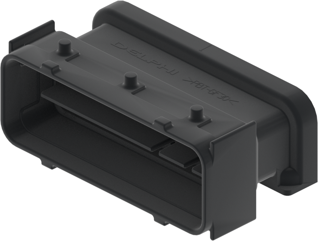 100 Way Male 0.64 MICRO Sealed Connector Black