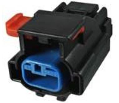 2 Way Female APEX 2.8 Unsealed Connector Gray-Light