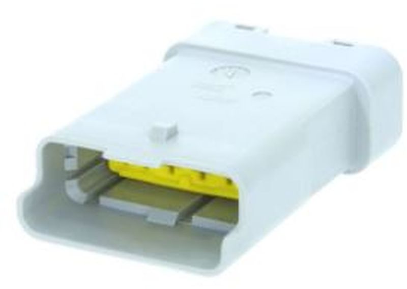 6 Way M Hybrid 2.8 1.5 SICMA Mini Sealed Connector Gray