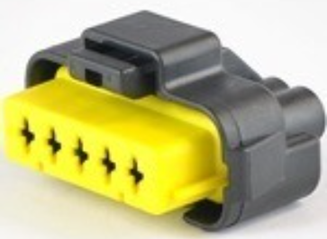 5 Way F SICMA-3 2.8 Sealed Connector Black