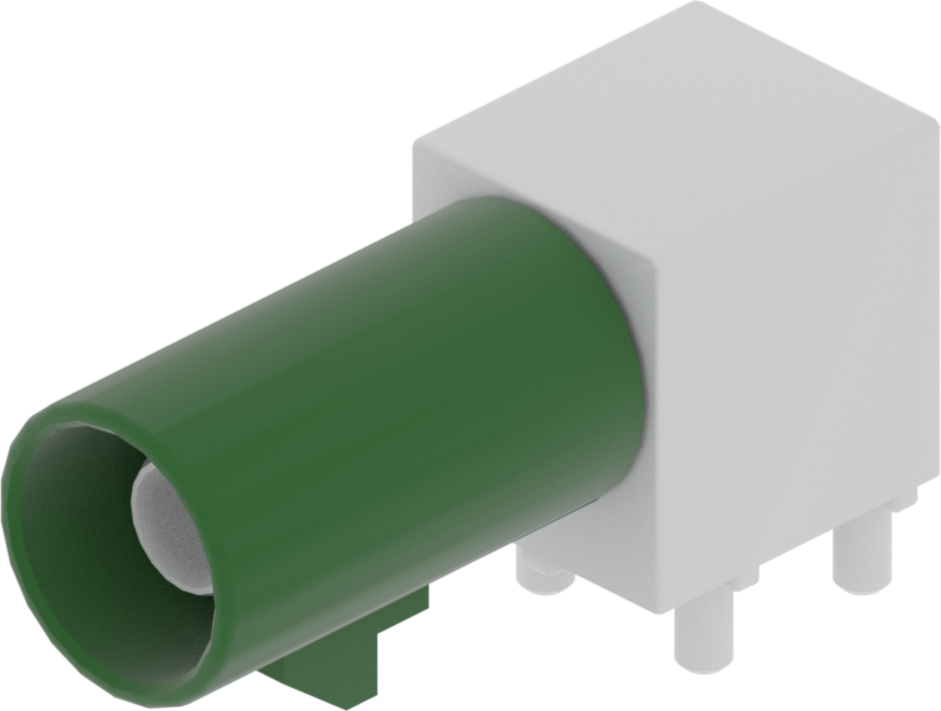 1 Port 1 Row Male Fakra Green Code E
