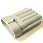 4 Way M MetriPack (M/P) 150 Sealed Connector Gray