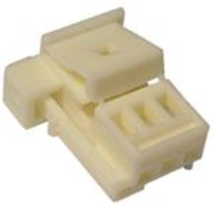 3 Way F MTS 0.64 Unsealed Connector Natural