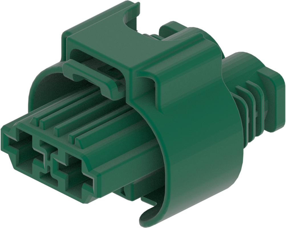 2 Way F 8.0 Sealed Connector Green