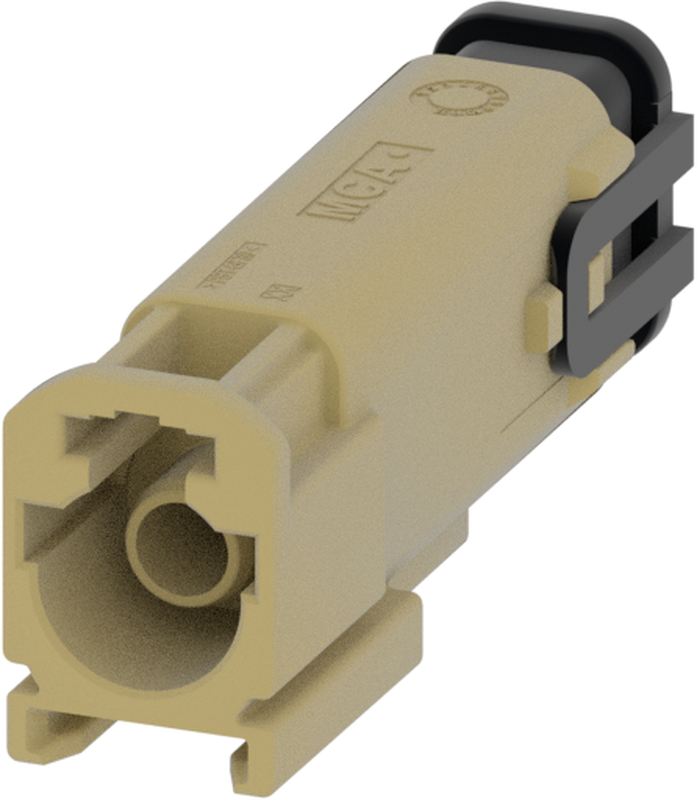 1 Port 1 Row MCA-B Male Mini Coax Beige Code J