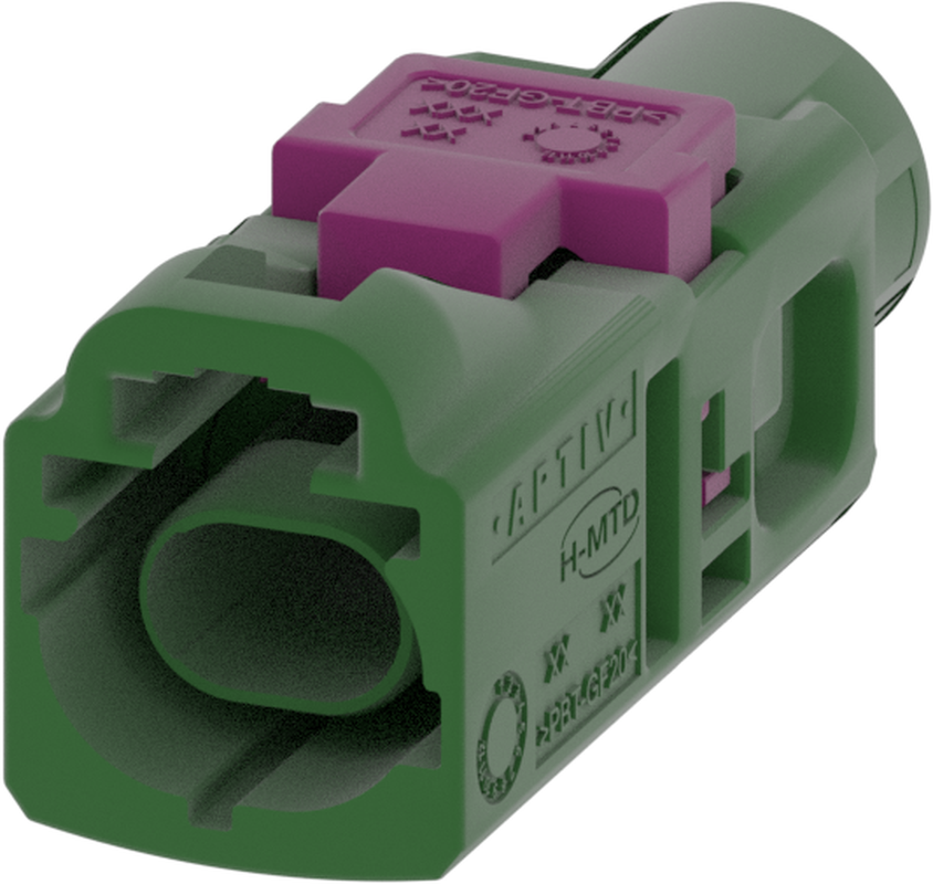 1 Port 1 Row Male H-MTD Green Code E