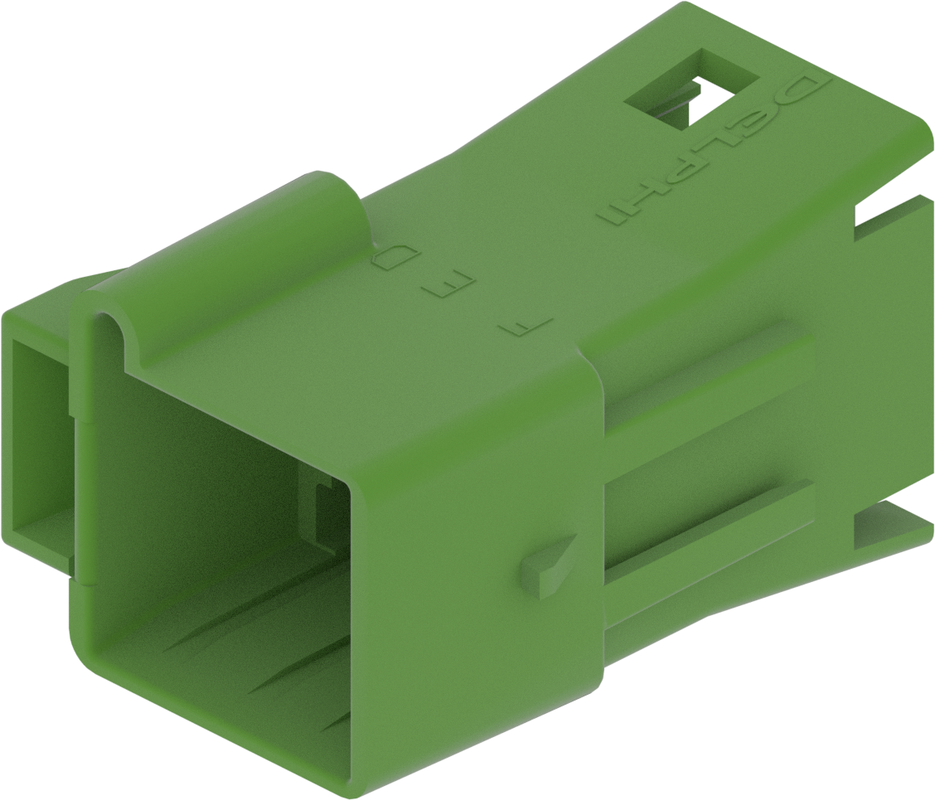 6 Way M MetriPack (M/P) 2.8 Unsealed Connector Green-Light