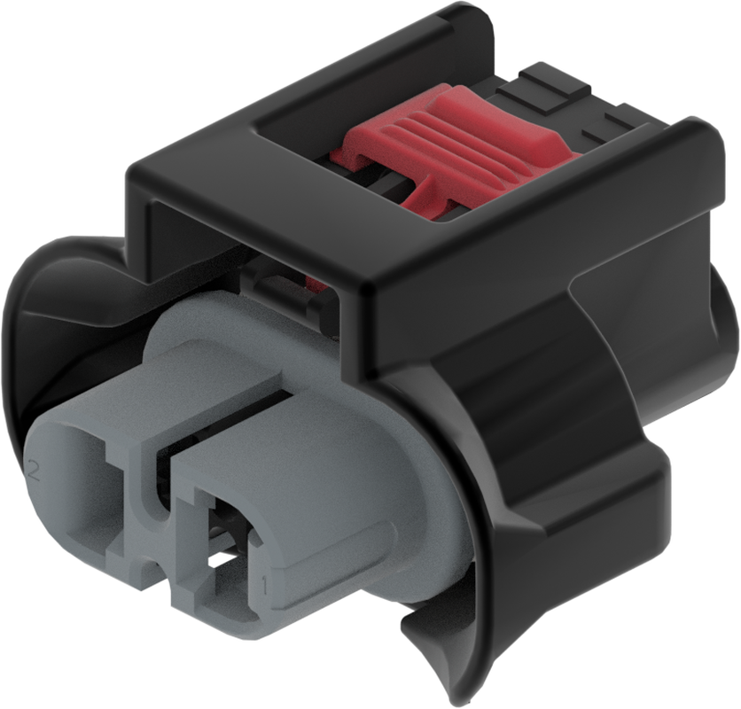 2 Way F Apex 2.8 Sealed Connector Black