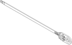 ASM MOUN WIRE TIE CLIP HD BLK   PUSH NUT