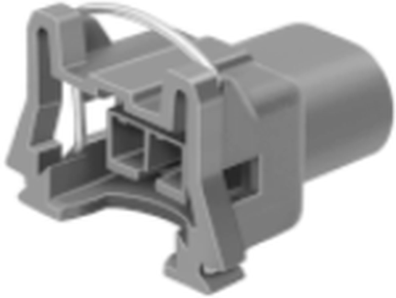2 Way F MetriPack (M/P) 280 Sealed Connector Black