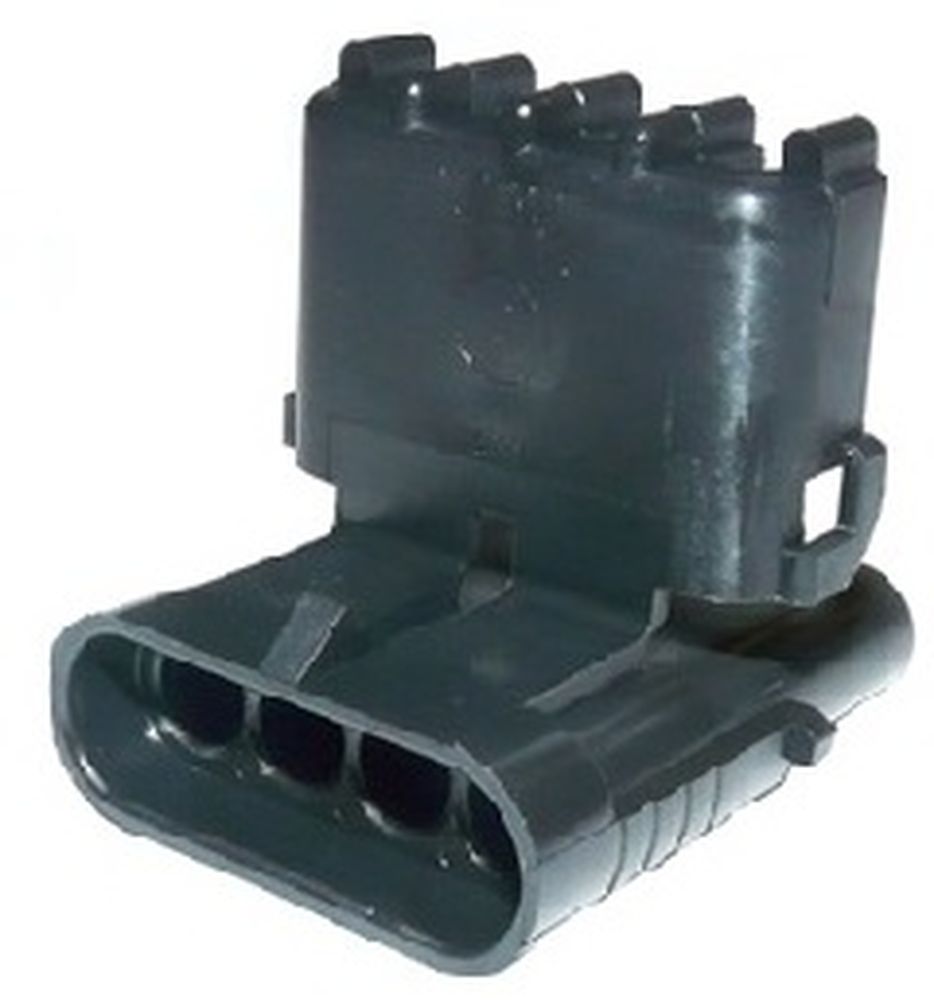 4 Way 2.6 W/P Sealed Connector Black