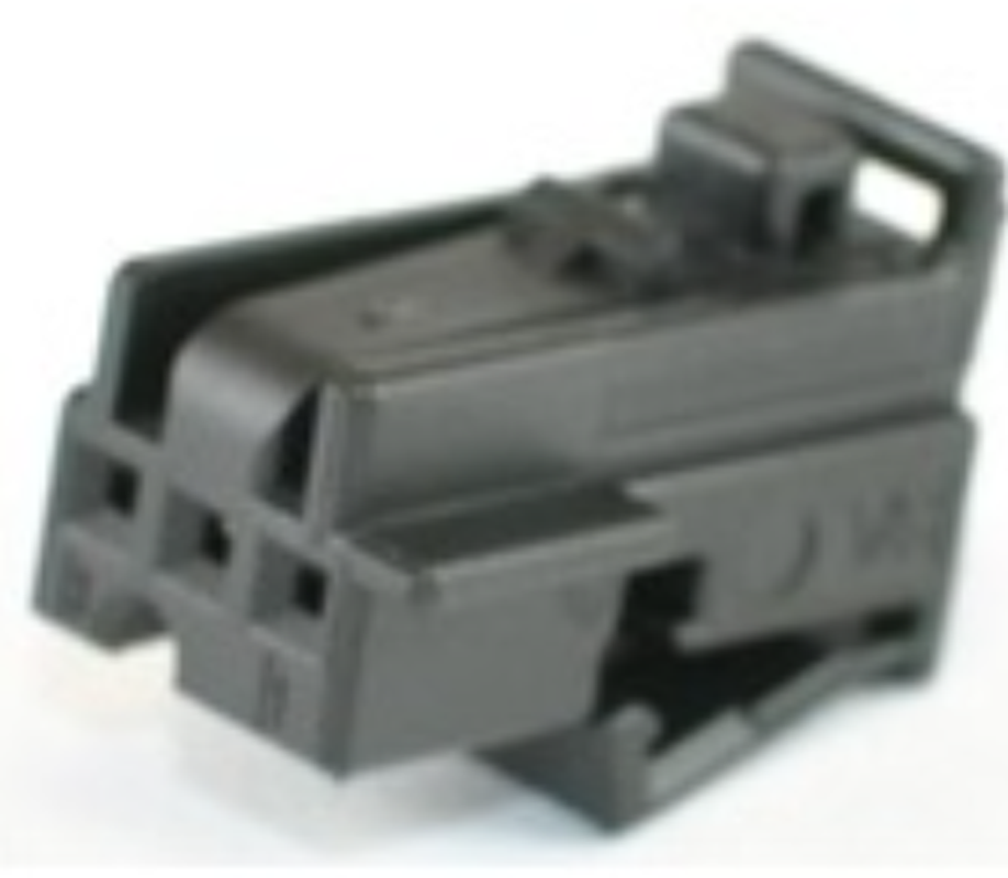 3 Way F MTS 0.63 Unsealed Connector Black
