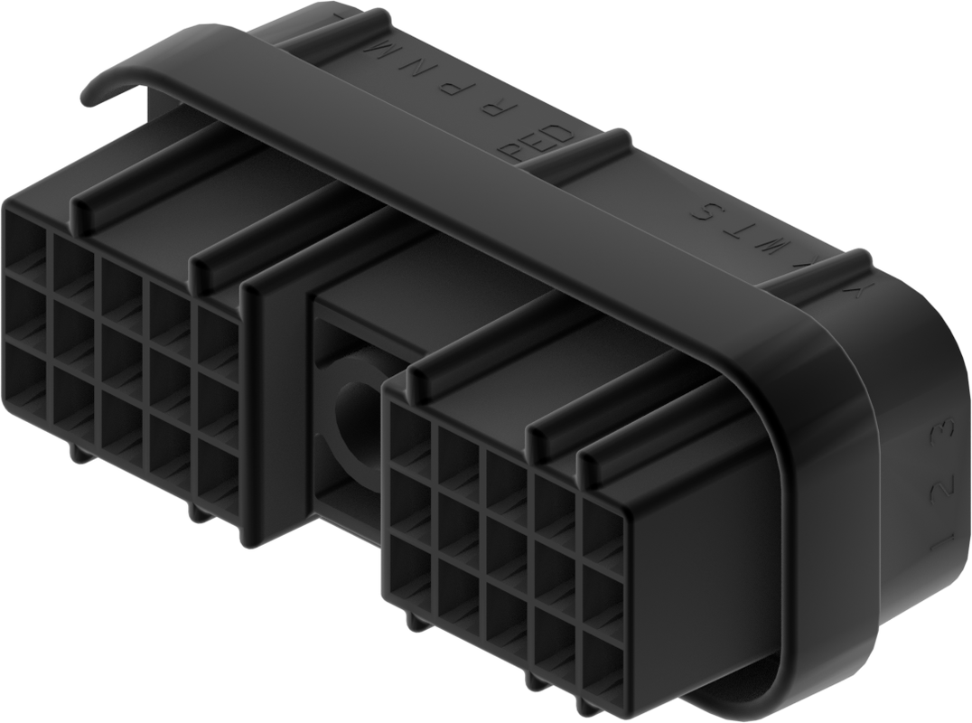 30 Way F MetriPack (M/P) 1.5 Sealed Connector Black
