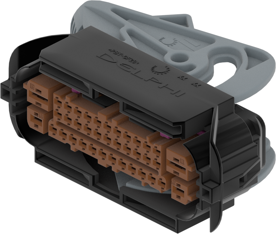 38 Way F 1.5 MCP 2.8 MCP 4.8 MCP Sealed Connector Brown