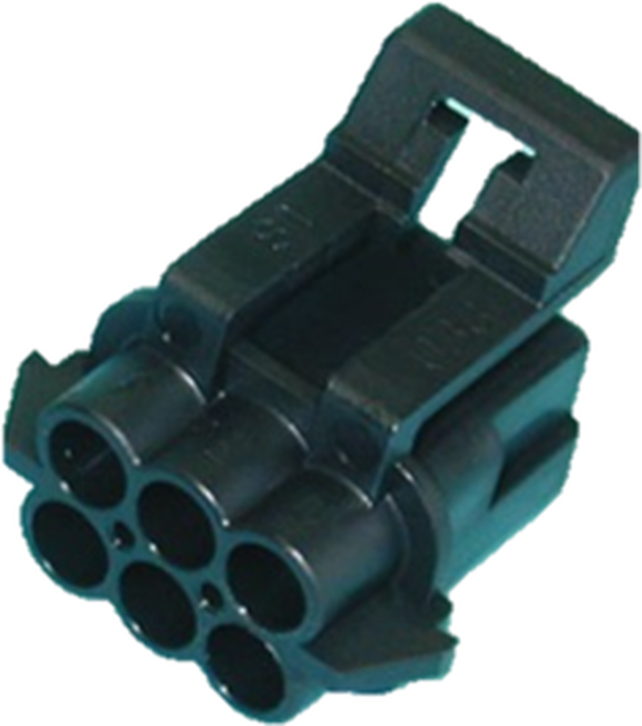 6 Way F MetriPack (M/P) 1.5 Sealed Connector Black
