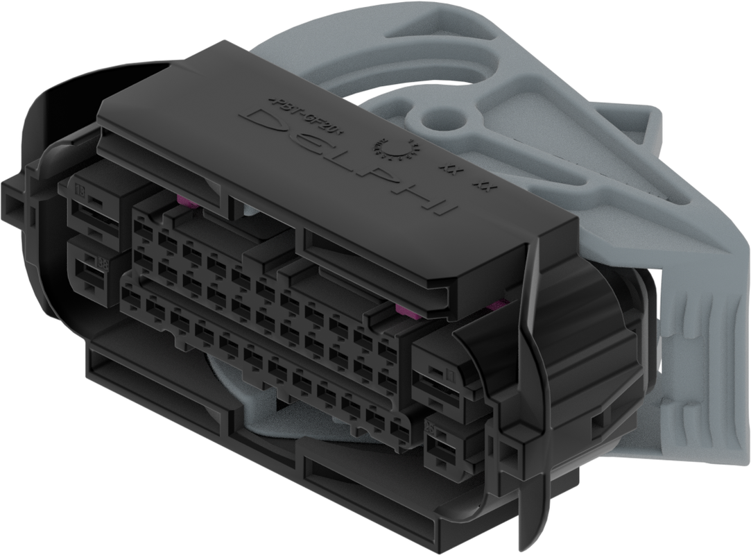 38 Way F 1.5 MCP 2.8 MCP 4.8 MCP Sealed Connector Black