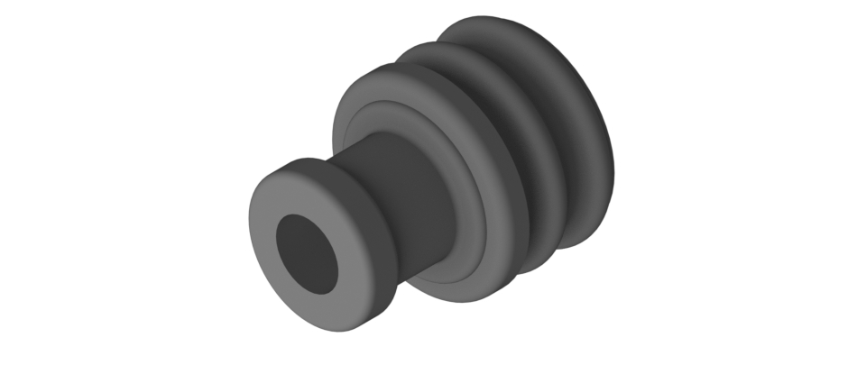 SINGLE WIRE SEAL FITS TO 4.85 mm CAVITY