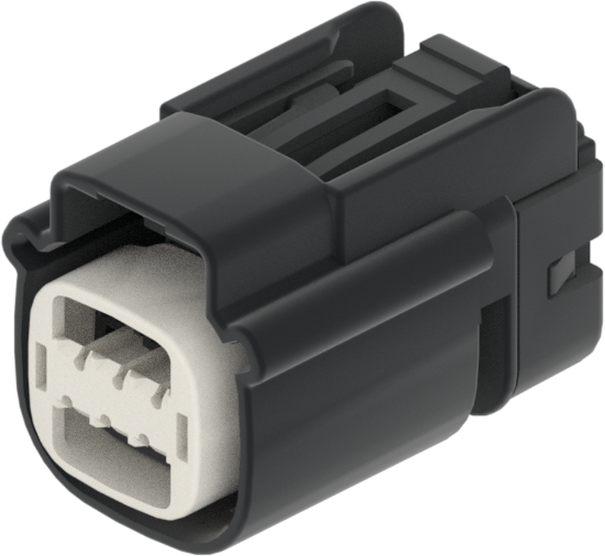 6 Way F OCS 1.5 Sealed Connector Black