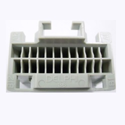 24 Way F MIC/P 100 Unsealed Connector Gray