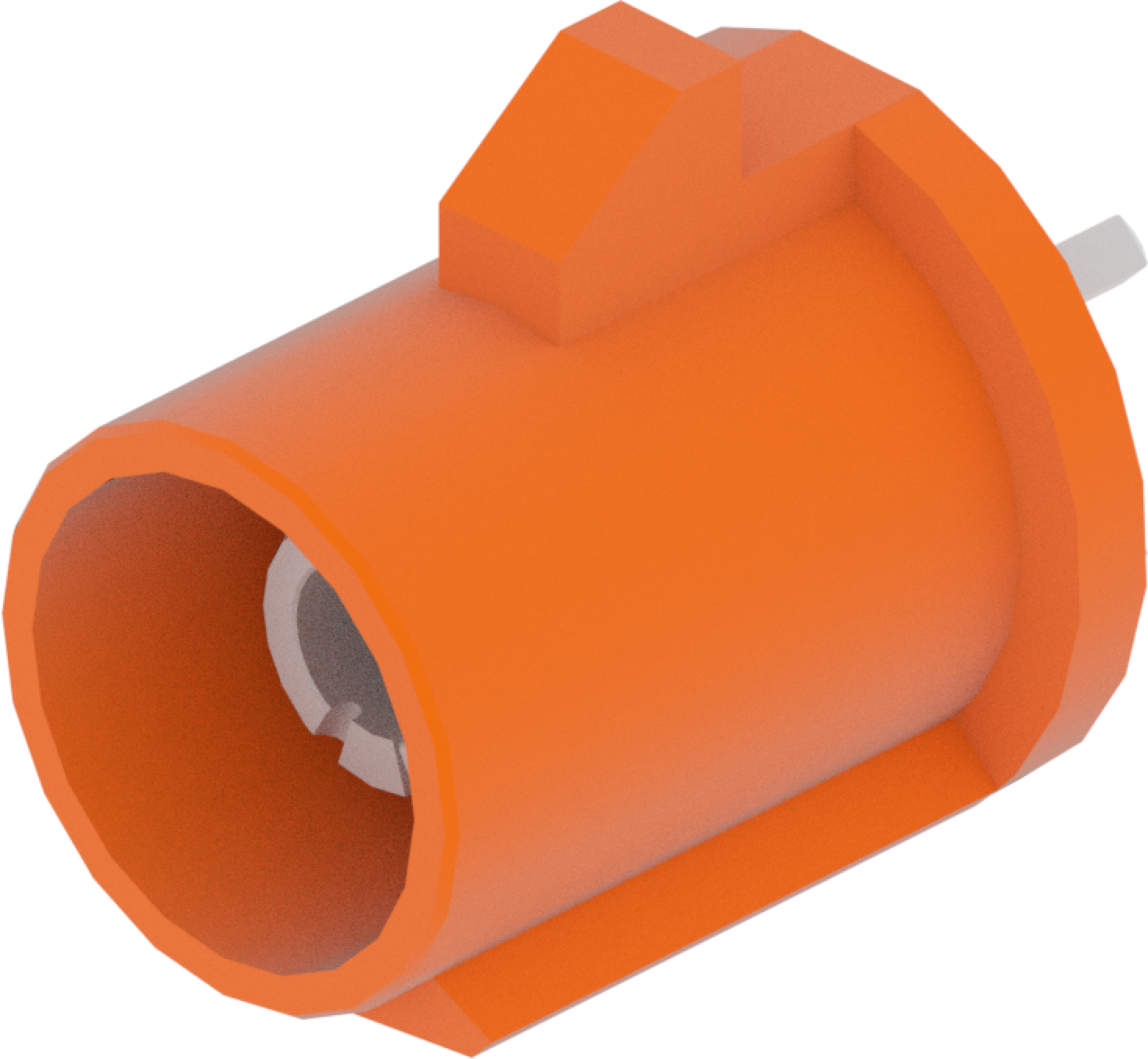 1 Port 1 Row Male Fakra Orange Light Code M