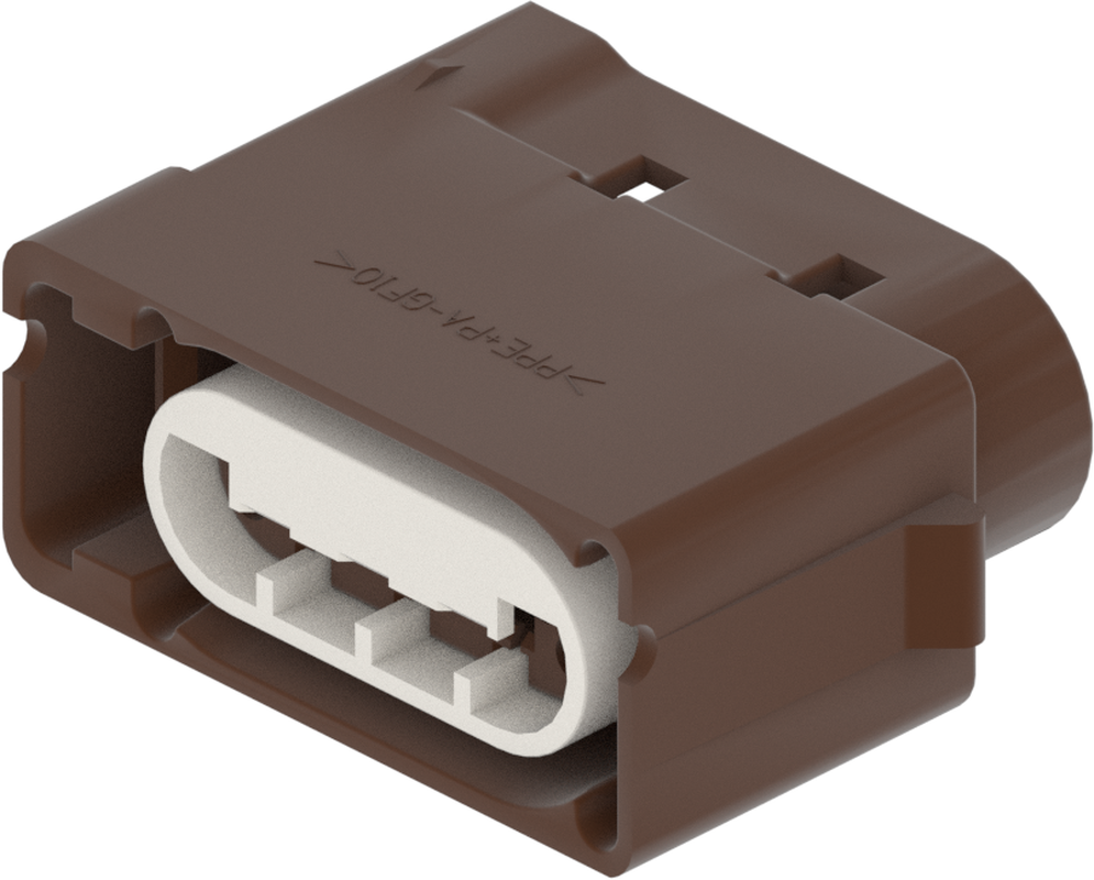3 Way F 1.5 SERIES Sealed Connector Brown