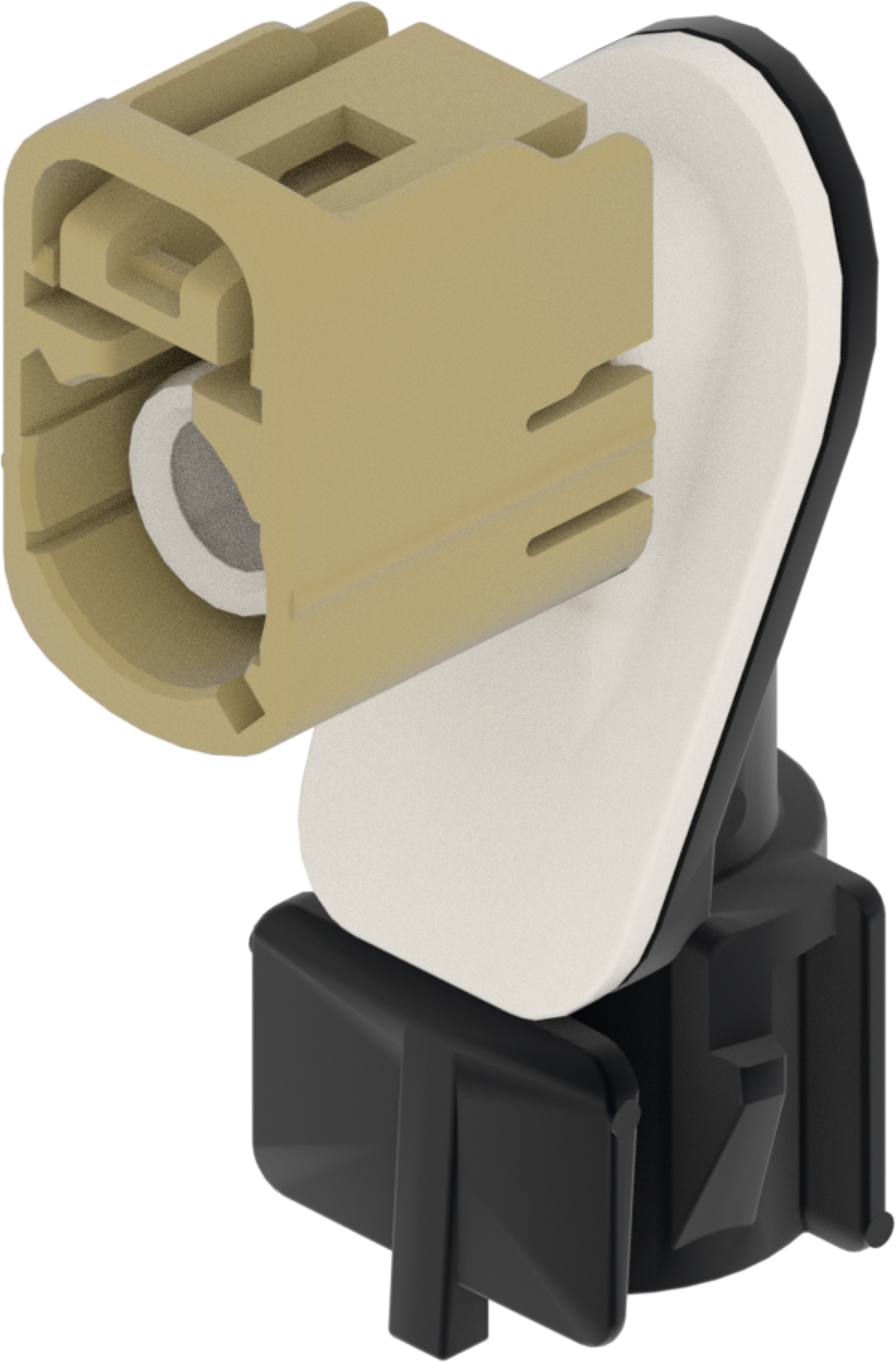 1 Port 1 Row Male Fakra Beige Code I