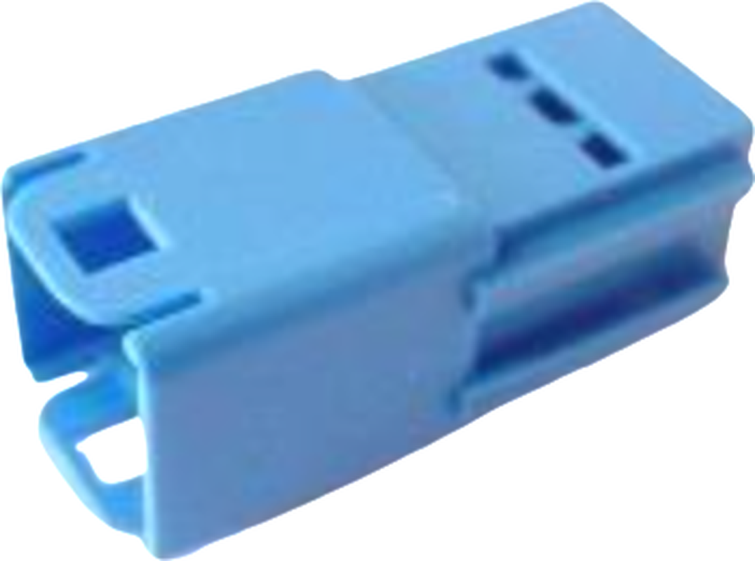 9 Way M DUCON 1.5 Unsealed Connector Blue