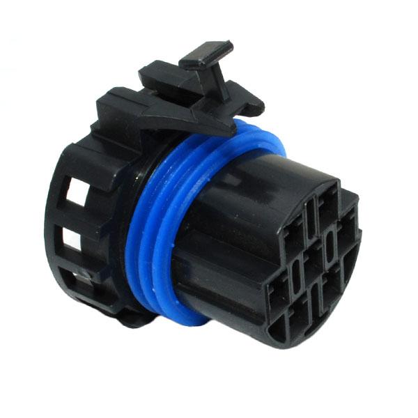 7 Way 2.8 MetriPack (M/P) 280 Sealed Connector Flexlock Black