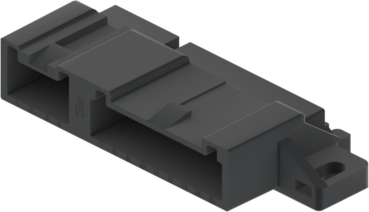 13 Way M MIC/P 1.0 Unsealed Connector Black