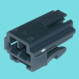 2 Way F MetriPack (M/P) 280 Unsealed Connector Flexlock Black