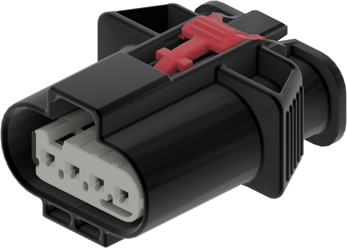 4 Way F CTS 1.2 Sealed Connector Black