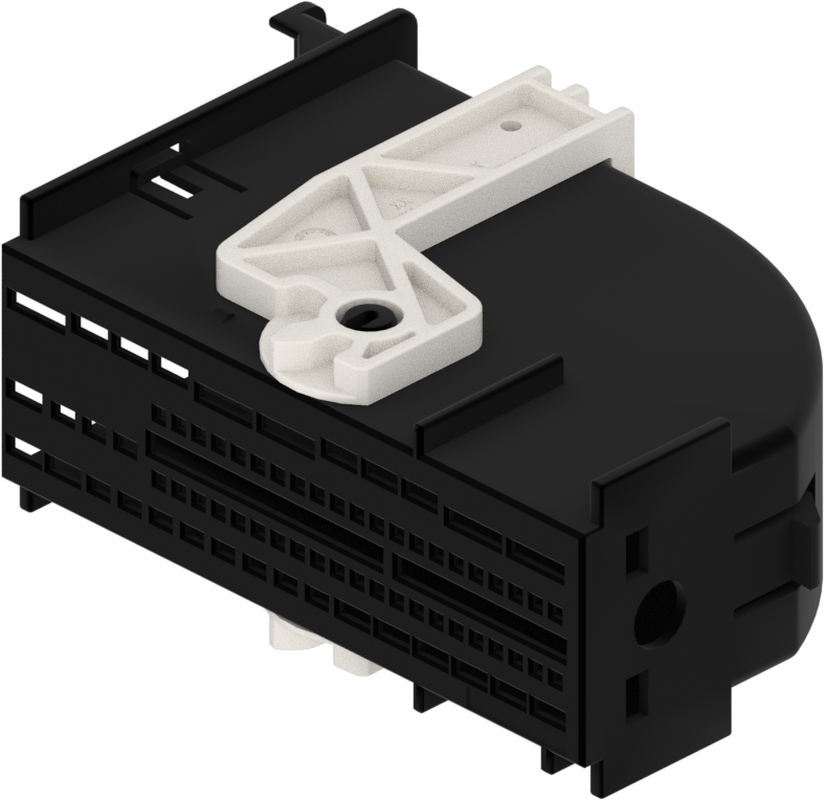 63 Way Female 0.64 Unsealed Connector Black