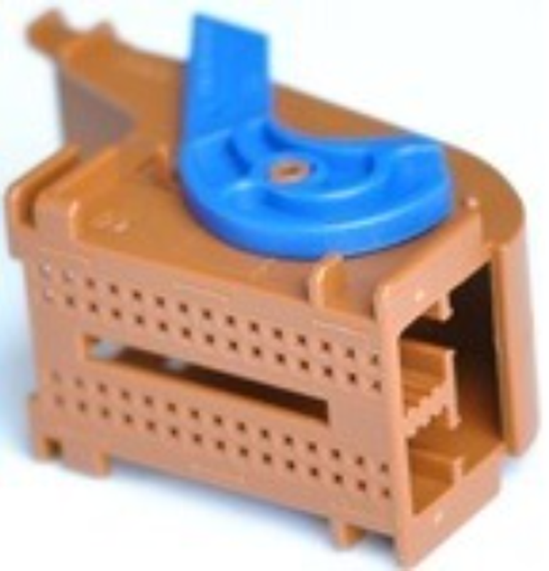 60 Way F MTS 0.64 Unsealed Connector Brown