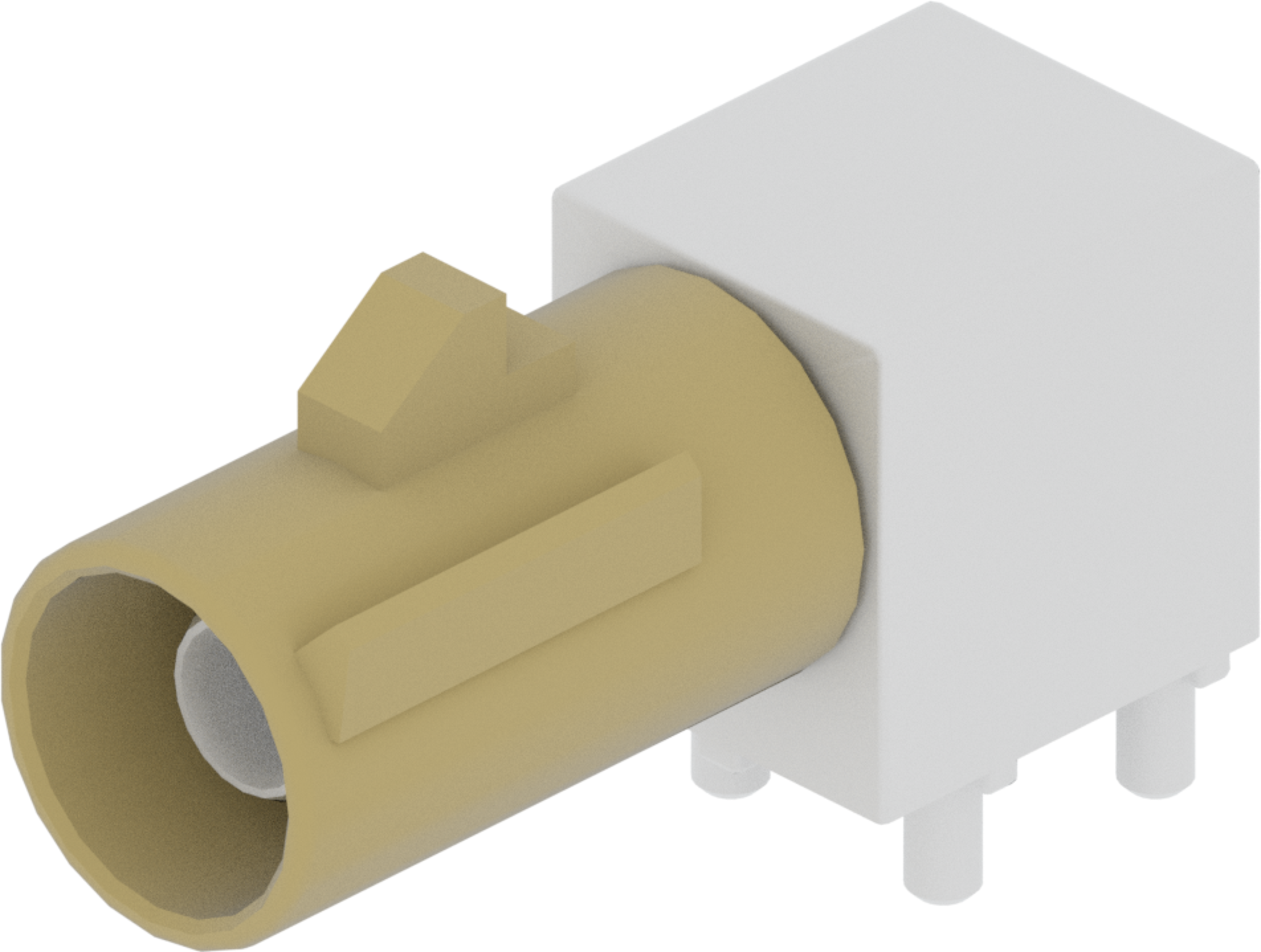 1 Port 1 Row Male Fakra Beige Code I