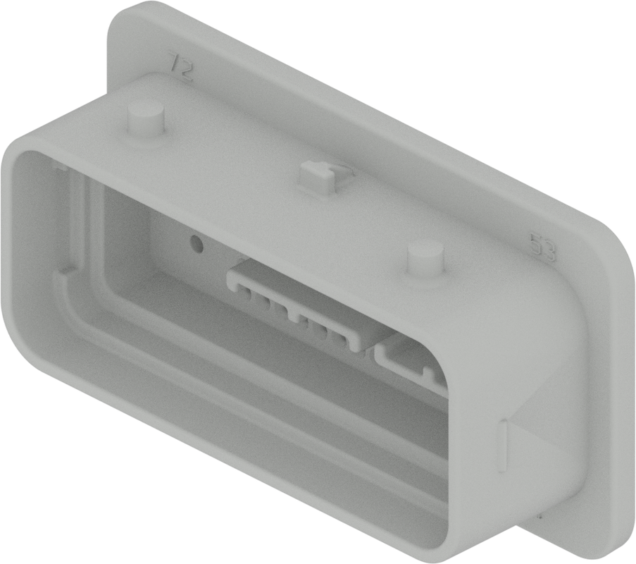 73 Way Male MIXED Sealed Connector Grey
