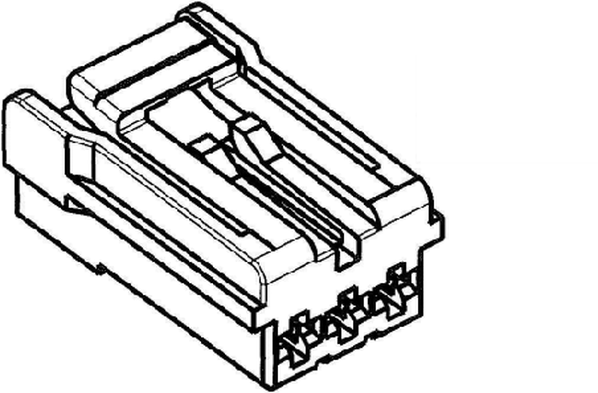 3 Way F DCS-2 1.5 Unsealed Connector Natural