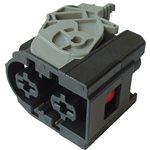 2 Way F DUCON 9.5 Sealed Connector Black