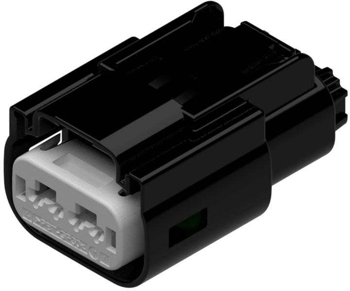 4 Way Female APEX 150 Sealed Connector Black