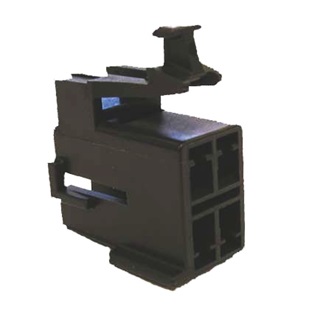 4 Way F MetriPack (M/P) 280 Unsealed Connector Flexlock Black