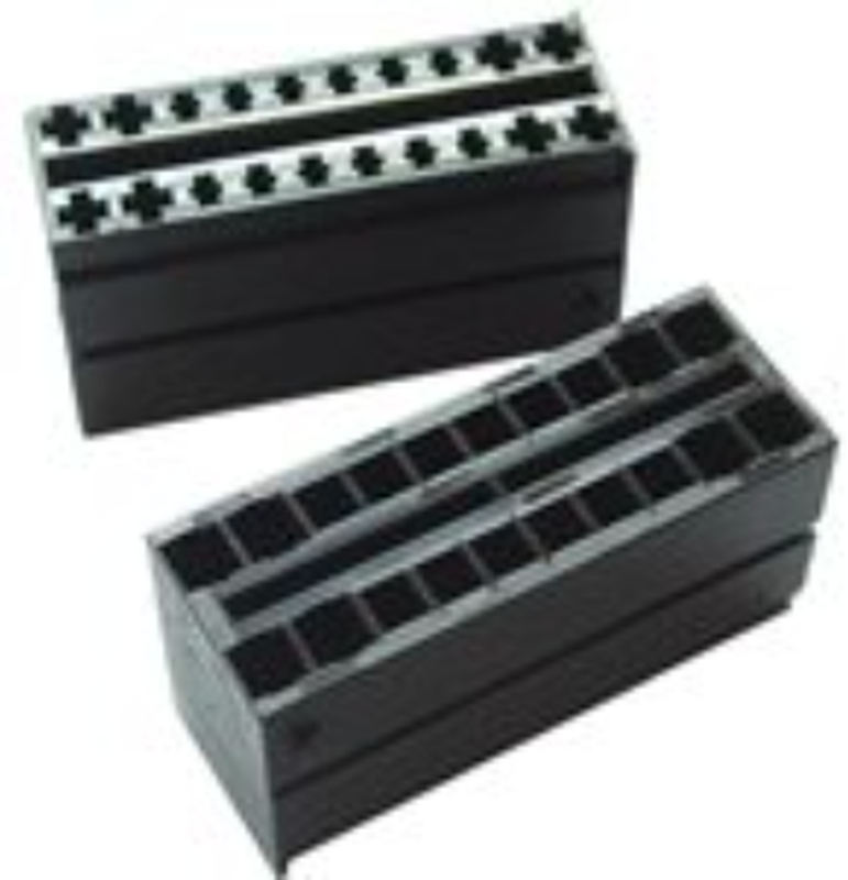 20 Way F DSQ 1.5 2.8 Unsealed Connector Gray