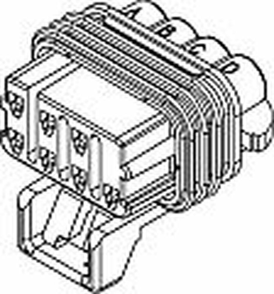 8 Way F MetriPack (M/P) 150 Sealed Connector Gray-Light