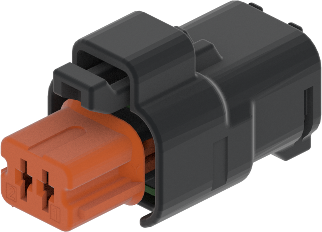 2 Way Female SICMA-3 1.5 Sealed Connector Orange