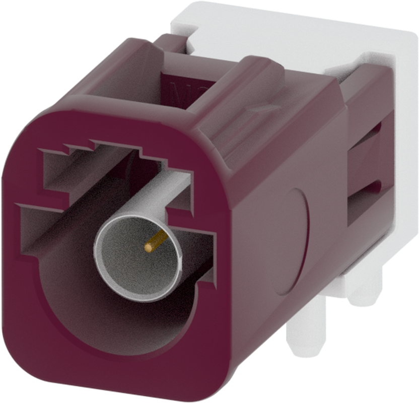 1 Port 1 Row MCA-B Male Mini Coax Claret Violet Code D