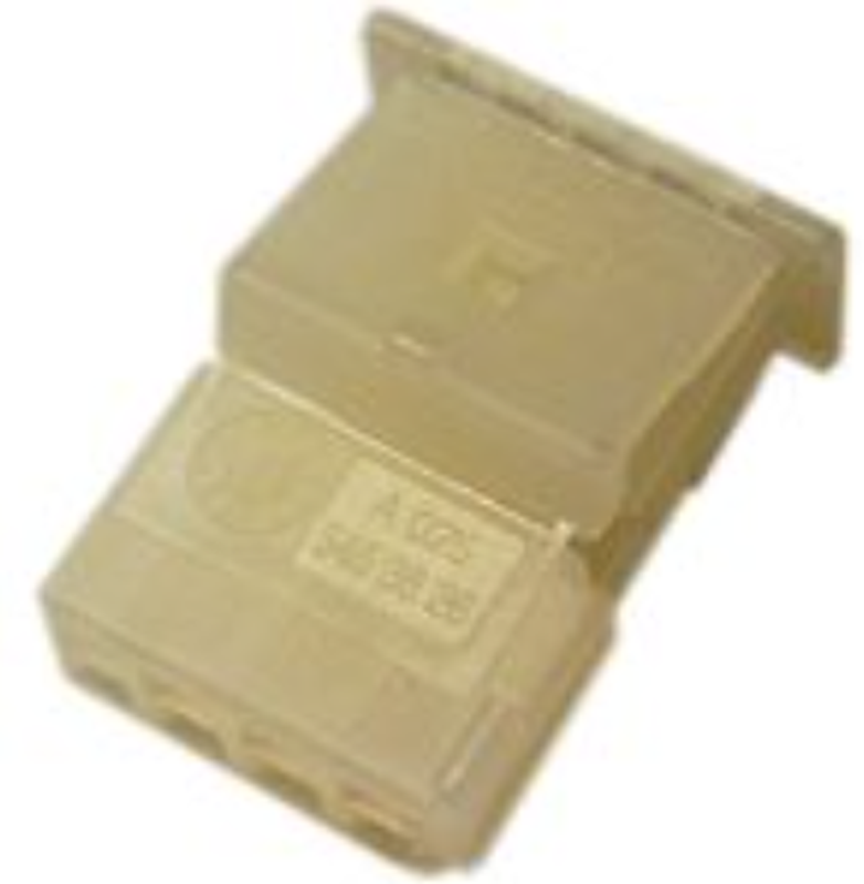 4 Way F MTS 0.64 Unsealed Connector Natural