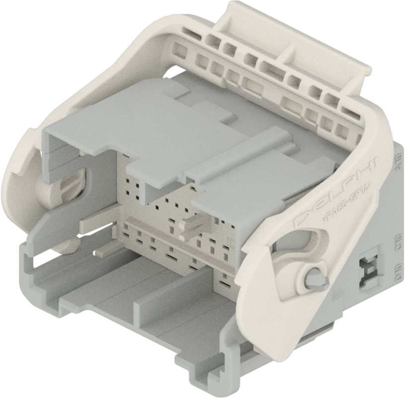 40 Way Male 0.64 1.5 2.8 Mixed Unsealed Connector Gray