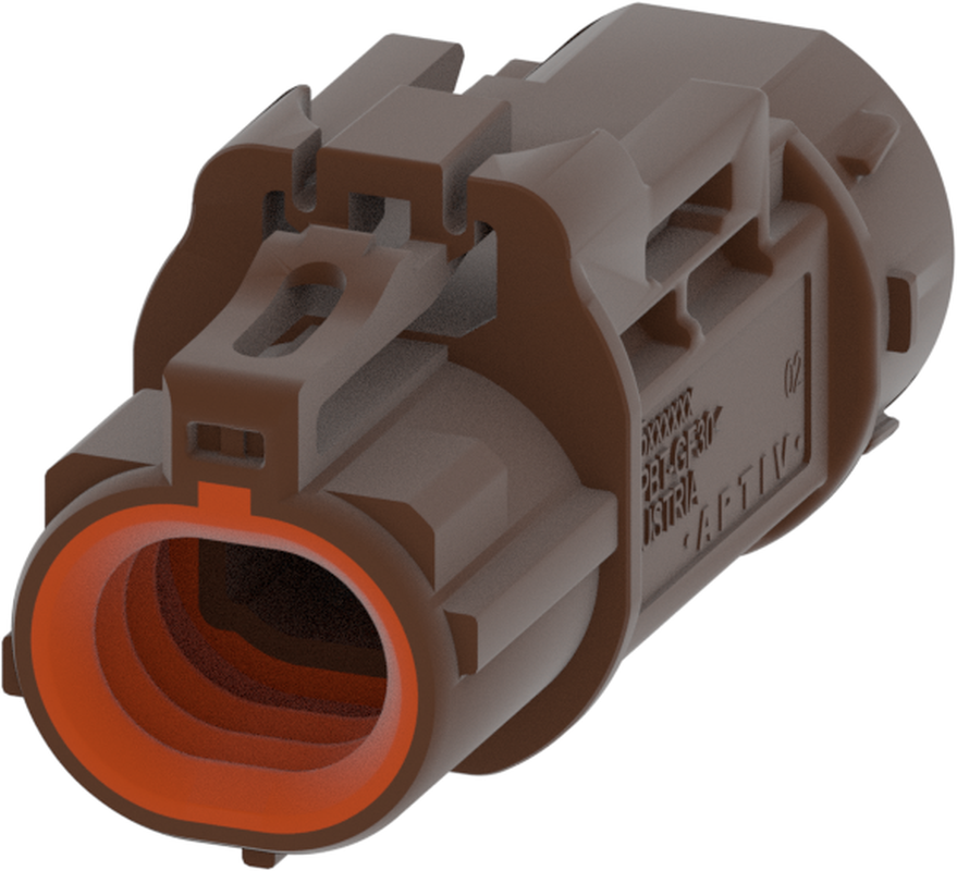 1 Port 1 Row Female H-MTD Nut Brown Code F